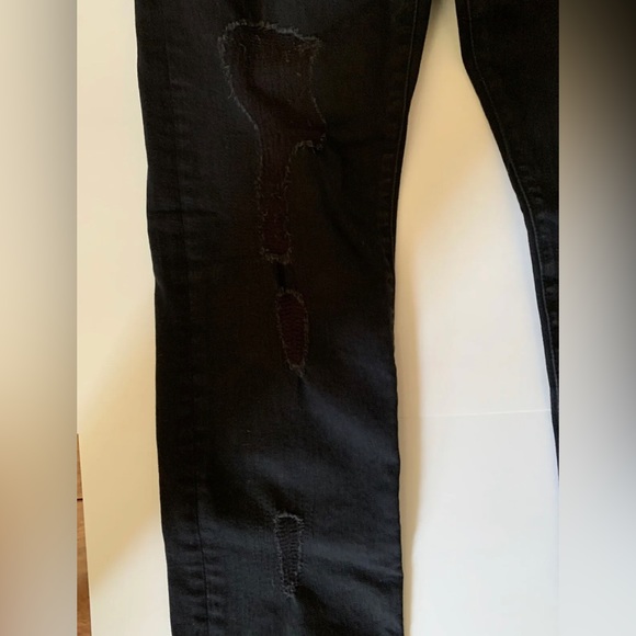 Armani Exchange Men's Jeans, Distressed Black, J13 Slim Fit, Size 29, EXCELLENT! - Picture 5 of 7